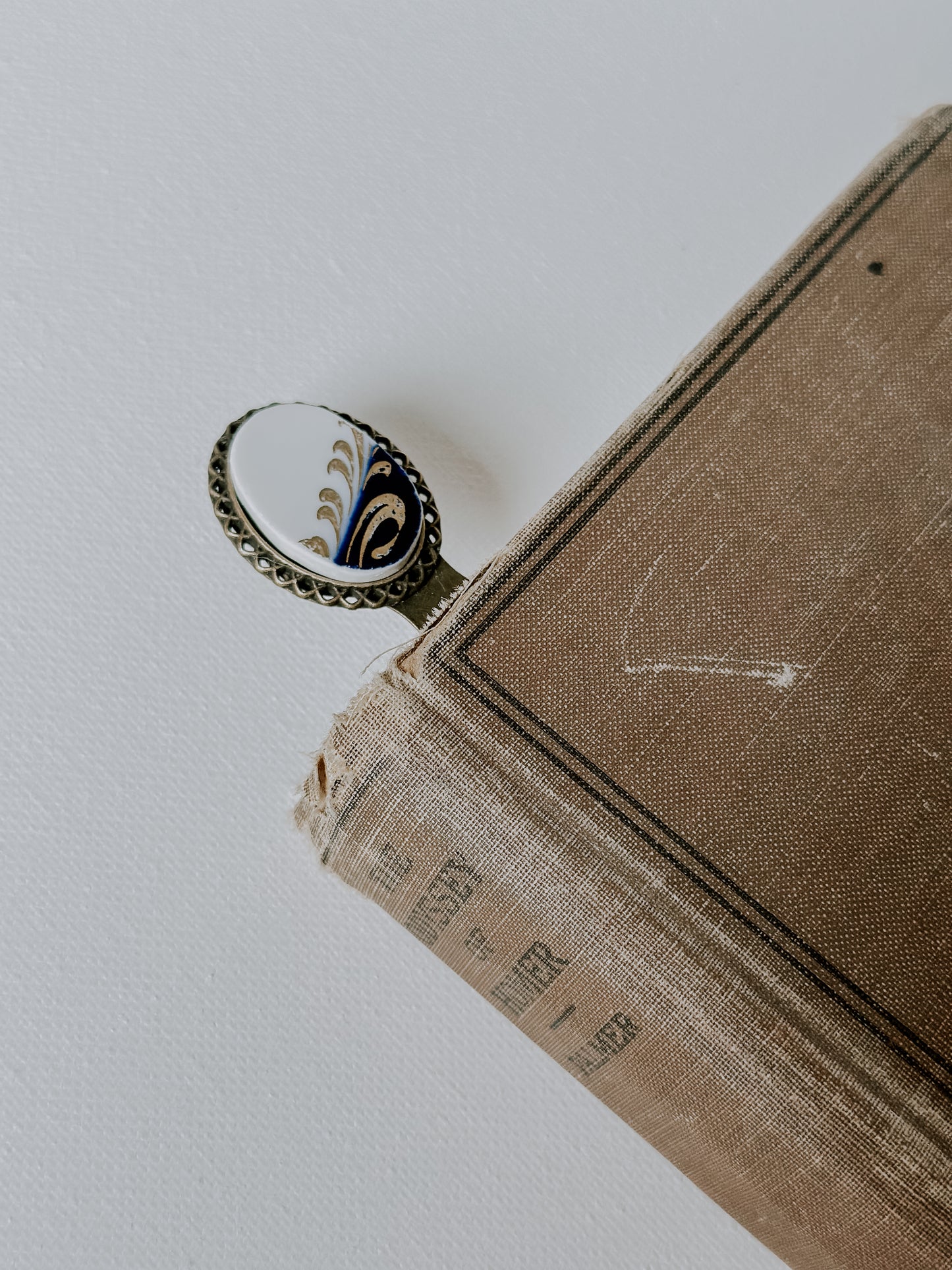 Antique Porcelain Bookmark