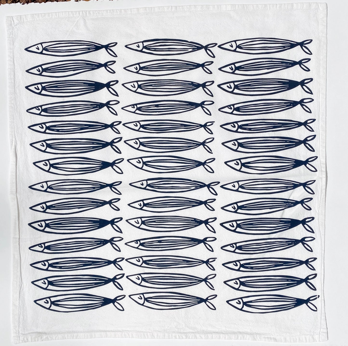 100% cotton sardine tea towels