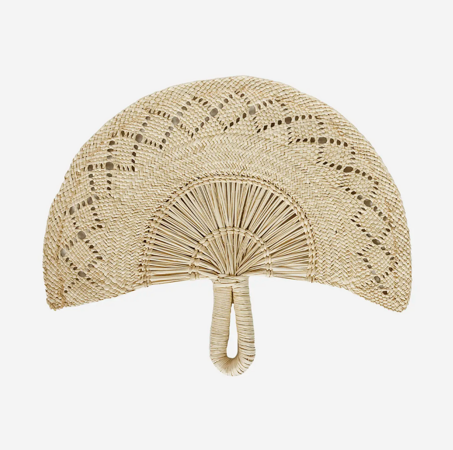 Toquilla Flat Hand Fan