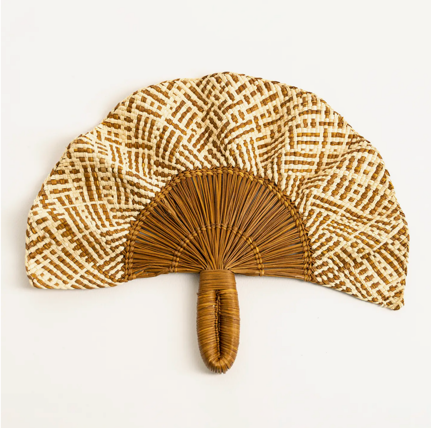 Toquilla Flat Hand Fan