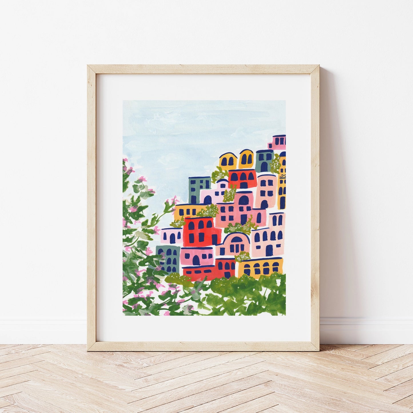 Positano Watercolor Print