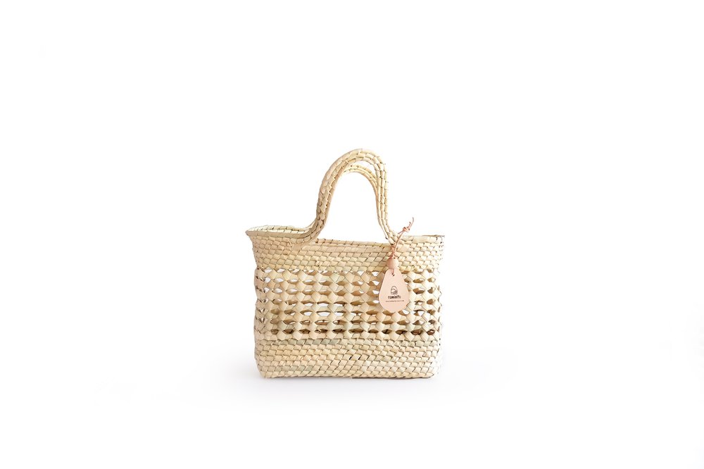 Palm Frond Purse