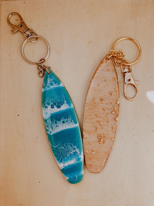 Surfboard Keychain